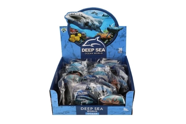 Créatures marines en plastique 8-10 cm mélange de types dans une boîte
