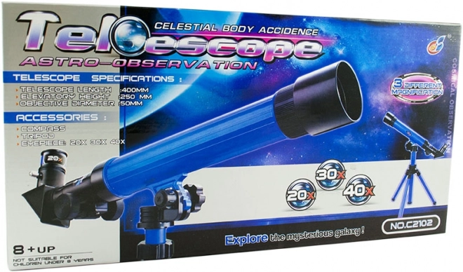 Télescope éducatif avec trépied