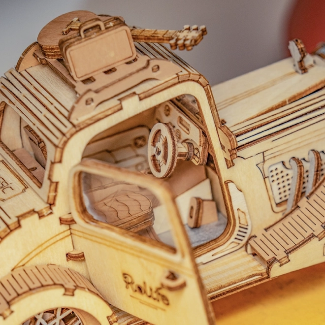 Automobile Vintage - puzzle 3D en bois moderne