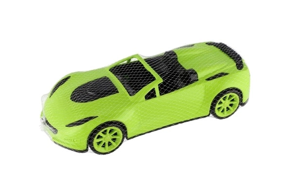 Voiture sportive en plastique 16x38cm en roue libre 3 couleurs en filet