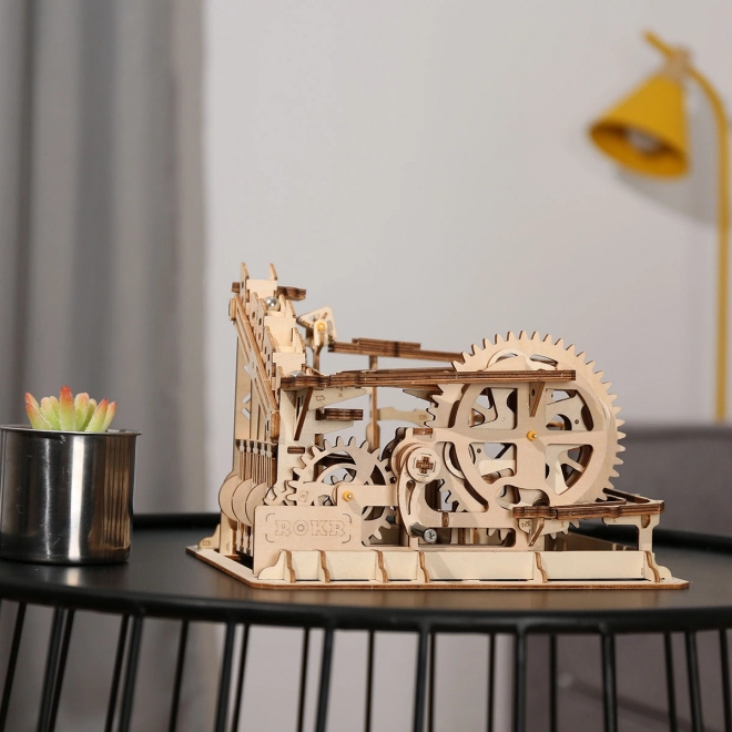 Puzzle 3D en bois Rokr Piste à billes Parkour