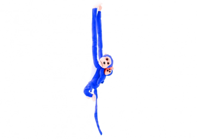 Mascotte en peluche Baby Monkey Blue 70 cm