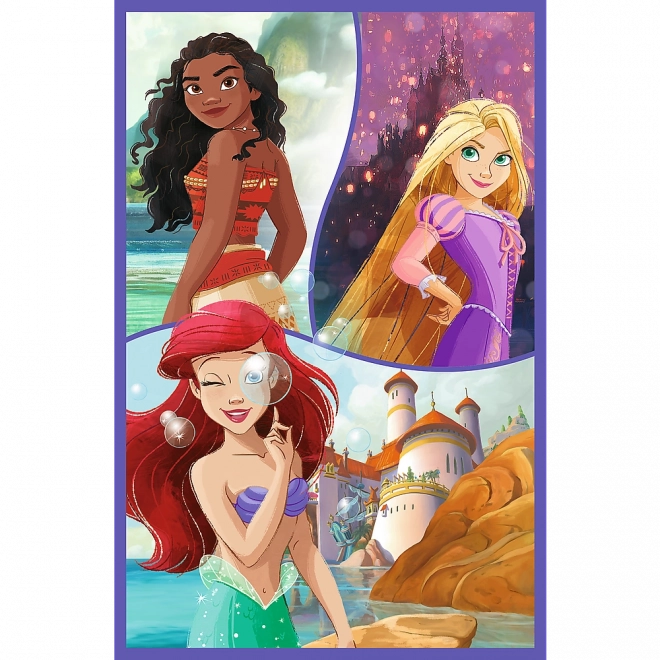 Puzzle 3x80 Disney Princesses Amies Trefl
