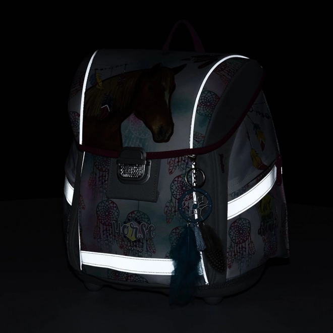 Ensemble scolaire 3 pièces PREMIUM LIGHT cheval romantique