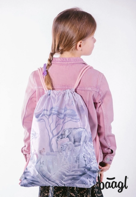 BAAGL SET 3 Ergo Safari : cartable, trousse, sac