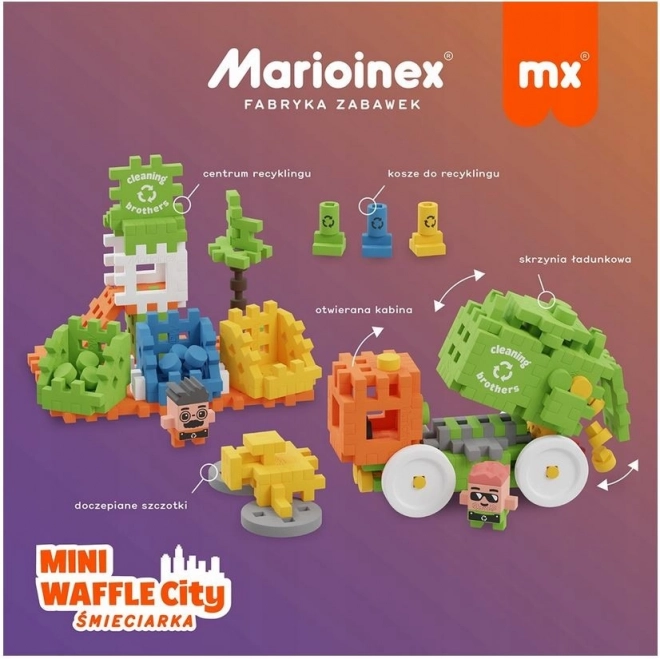 Kit de construction Mini Wafle - Décharge 148 pièces