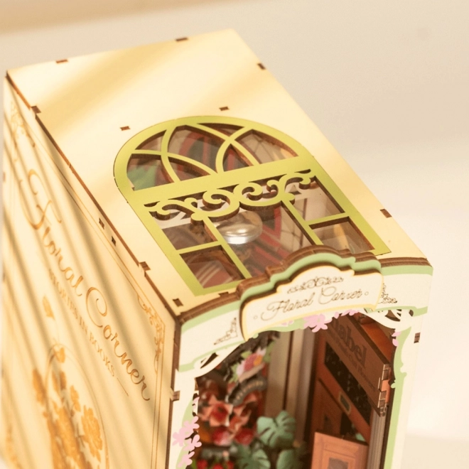 RoboTime Puzzle 3D Arrêt de Livres Coin Fleuri