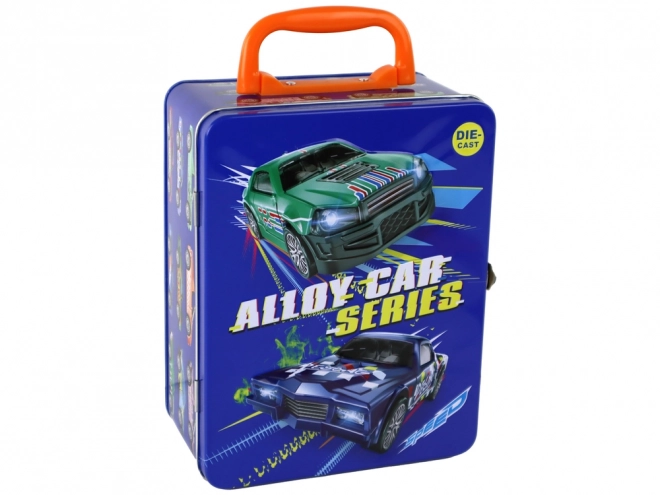 Ensemble de voitures alimentées 12 ELE Metal 1:64