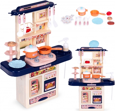 Cuisine pour enfants avec sons, lumières LED et évier, 10 accessoires – Cuisine