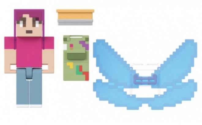 Figurine guide Minecraft, tablier artistique