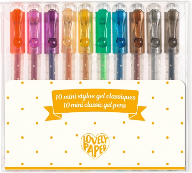 DJECO Ensemble de 10 mini stylos gel
