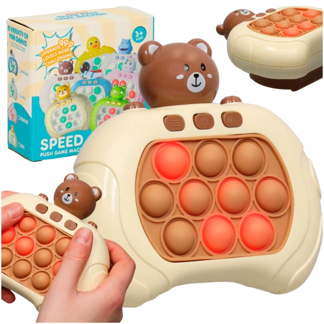 Jeu antistress sensorimoteur ours en peluche