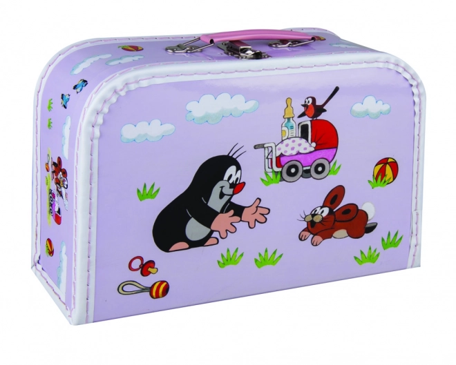 Valise Krtek et poussette 30 cm