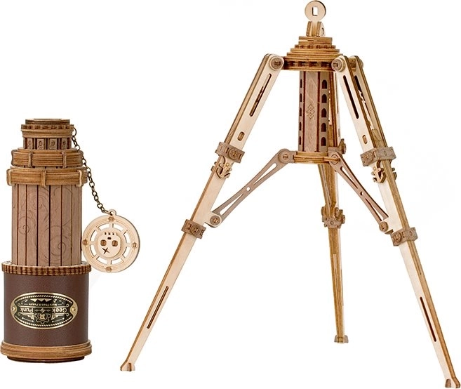 ROBOTIME Rokr Modèle en Bois de Télescope Monoculaire