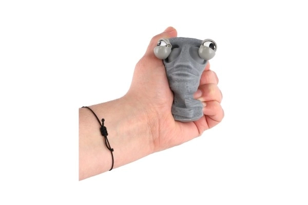 Tête en pierre jouet anti-stress en silicone