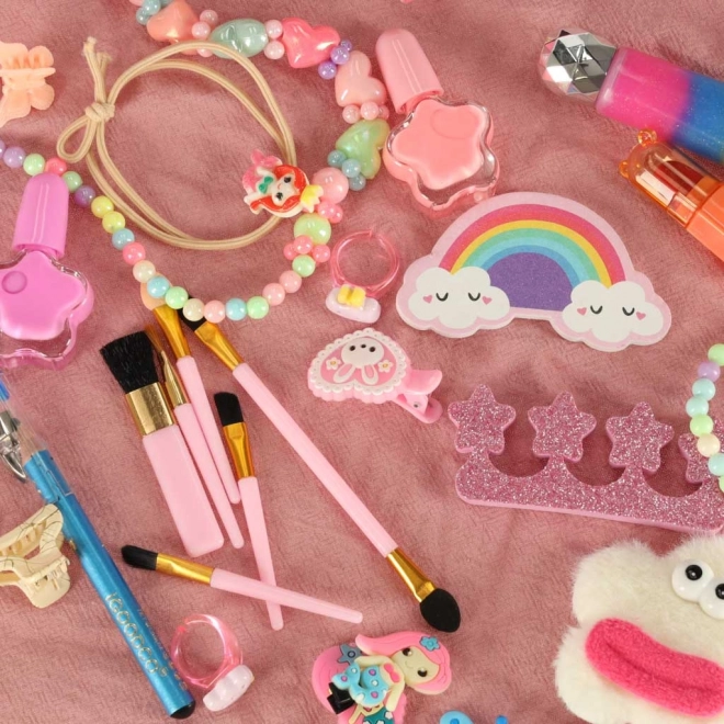 Coffret cosmétique pour enfants avec petite valise et sirène