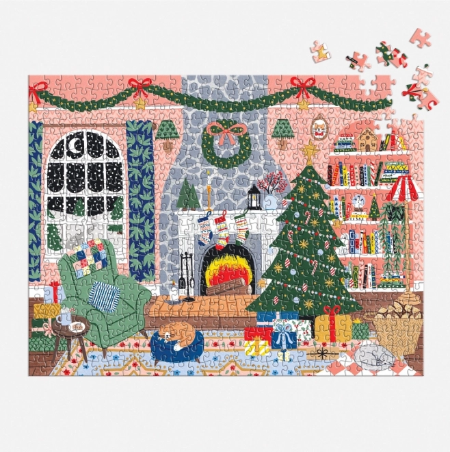 GALISON Calendrier de l'avent Puzzle chez soi pour Noël 12x42 pièces