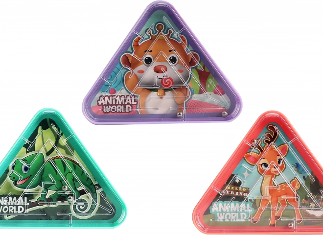 Jeu de Labyrinthe avec des Animaux