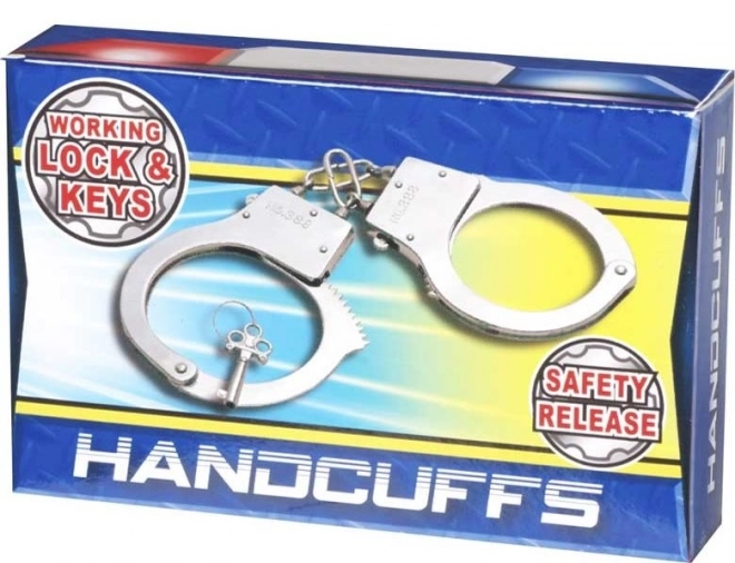 Menottes métalliques pour enfants pour jouer aux policiers et voleurs