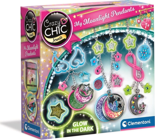 CLEMENTONI Crazy Chic Mes pendentifs à la lumière de la lune