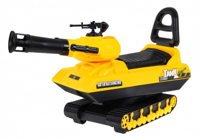Tank de conduite pour enfants 3 en 1 avec tourelle pivotante et klaxon