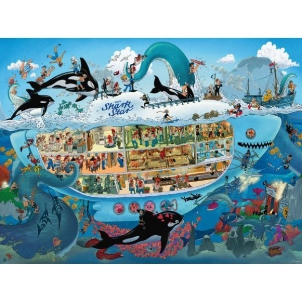 HEYE Puzzle Amusement dans un sous-marin 1500 pièces