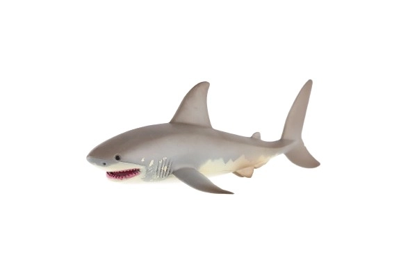 Requin blanc en plastique zooté 17cm en sachet