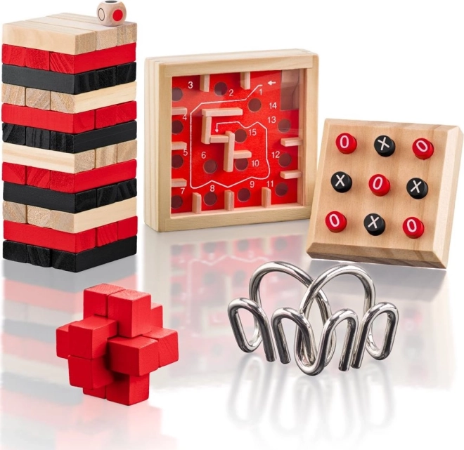 ensemble de mini-jeux et casse-têtes 5-en-1
