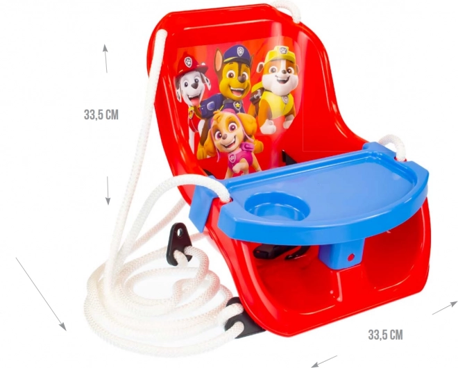 Balançoire avec table Paw Patrol pour les tout-petits