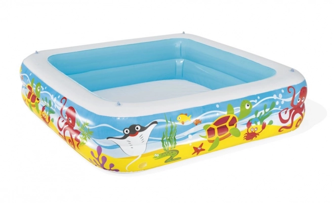 Piscine gonflable pour enfants avec abri