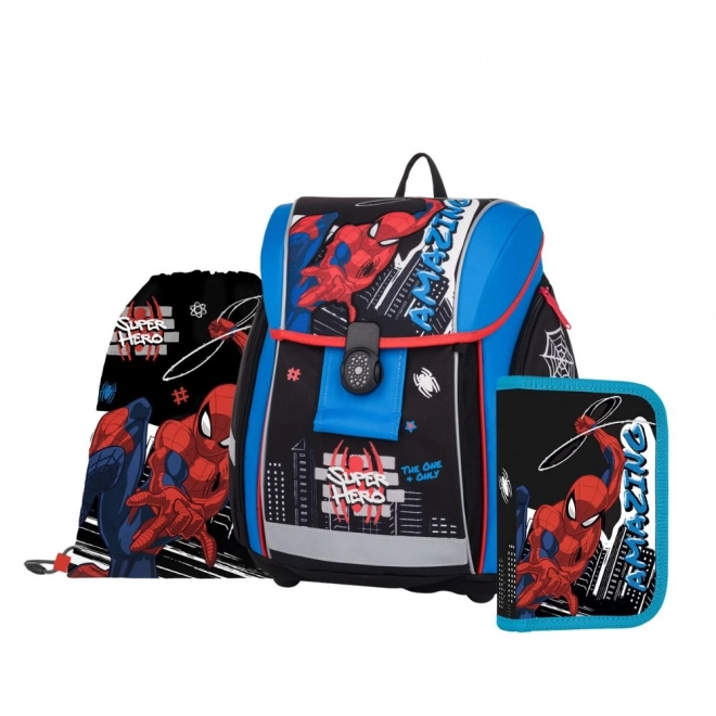Ensemble scolaire PREMIUM LIGHT avec motif Spiderman