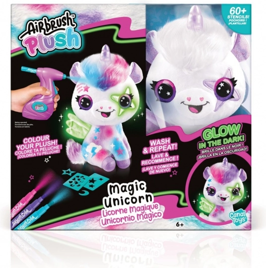 Airbrush Studio – Licorne magique lumineuse dans le noir
