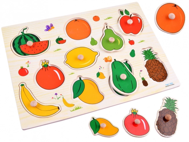 Puzzle en bois des fruits