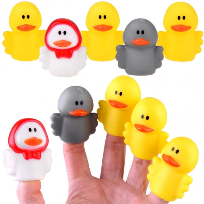 Marionnettes à doigts Canards en caoutchouc Jokomisiada
