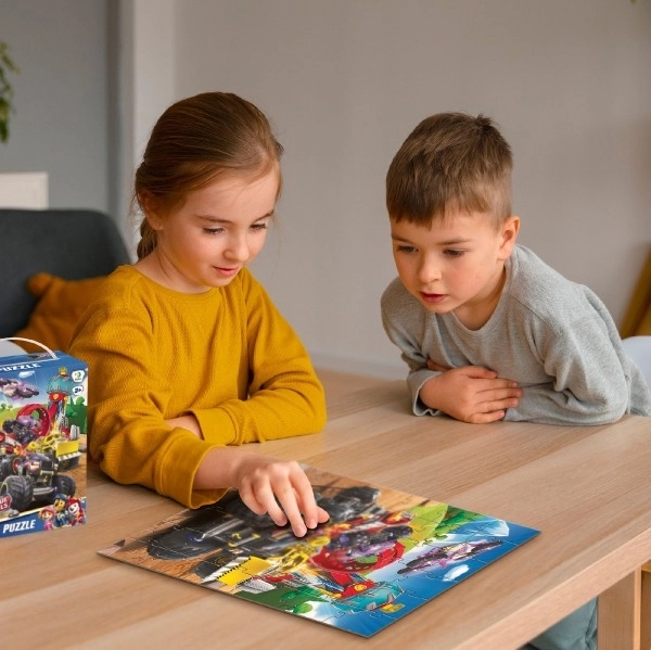 Puzzle avec motif Pat'Patrouille : Sauvetage sur roues