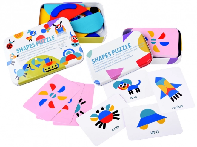 Puzzle en bois Montessori Tangram