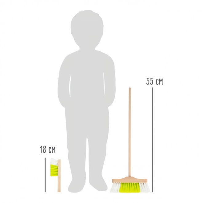Petit ensemble de balayage Foot avec balai