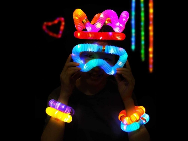 Tubes pop LED lumineux capteurs