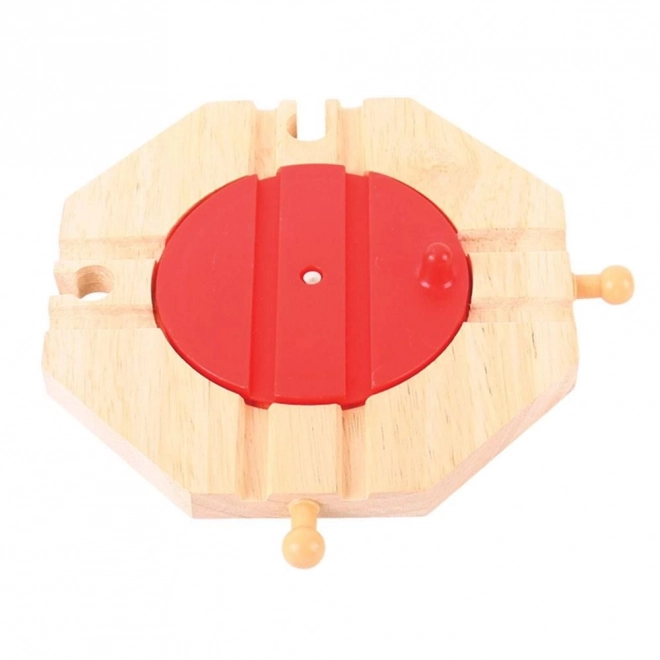 Bigjigs Rail Plaque Tournante avec 4 Sorties