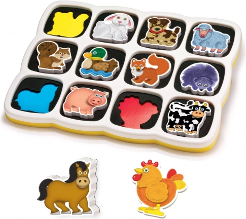 Quercetti Puzzle magnétique Ferme