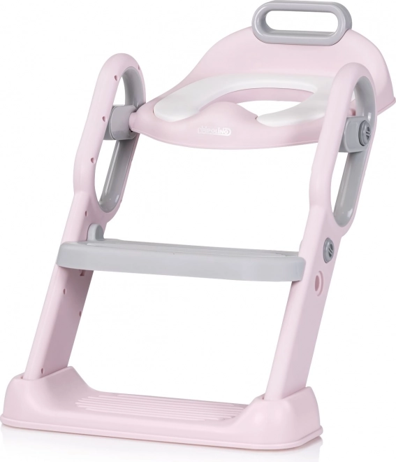 Extension de toilettes avec échelle Flippy rose