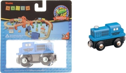 Maxim locomotive diesel bleue