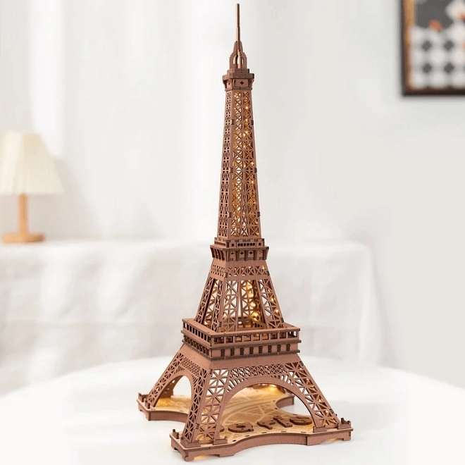 Puzzle 3D en bois RoboTime Rolife Nuit Éclairée Tour Eiffel