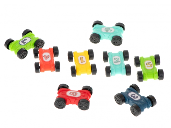 Circuit + 8 petites voitures