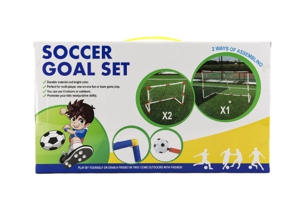 But de football pour enfants 2 en 1 avec ballon