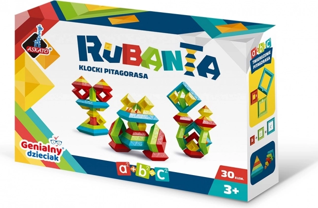 Cubes de Pythagore RUBANTA – kit éducatif, 30 pièces