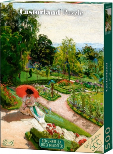 Puzzle 500 pièces – Parapluie rouge de Józef Mehoffer