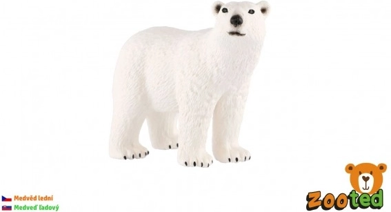 Figurine en plastique ours polaire 10 cm