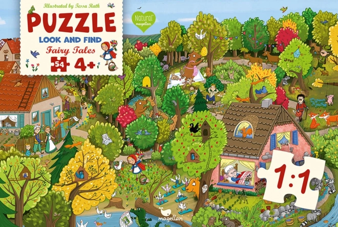 Puzzle Magellan Cherche et trouve Le Petit Chaperon Rouge