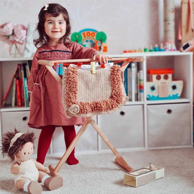 Séchoir en bois pour vêtements Bigjigs Toys